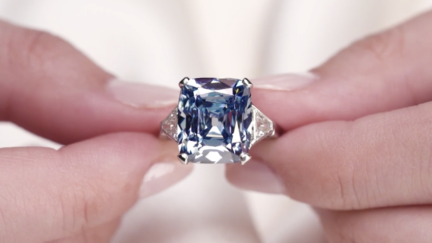 the bulgari blue diamond ring