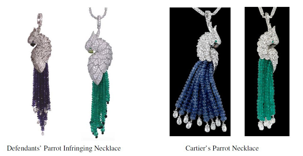 cartier parrot earrings